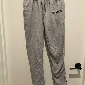 Gymshark Gray Sweatpants Relaxed Fit Elastic Waistband - Large